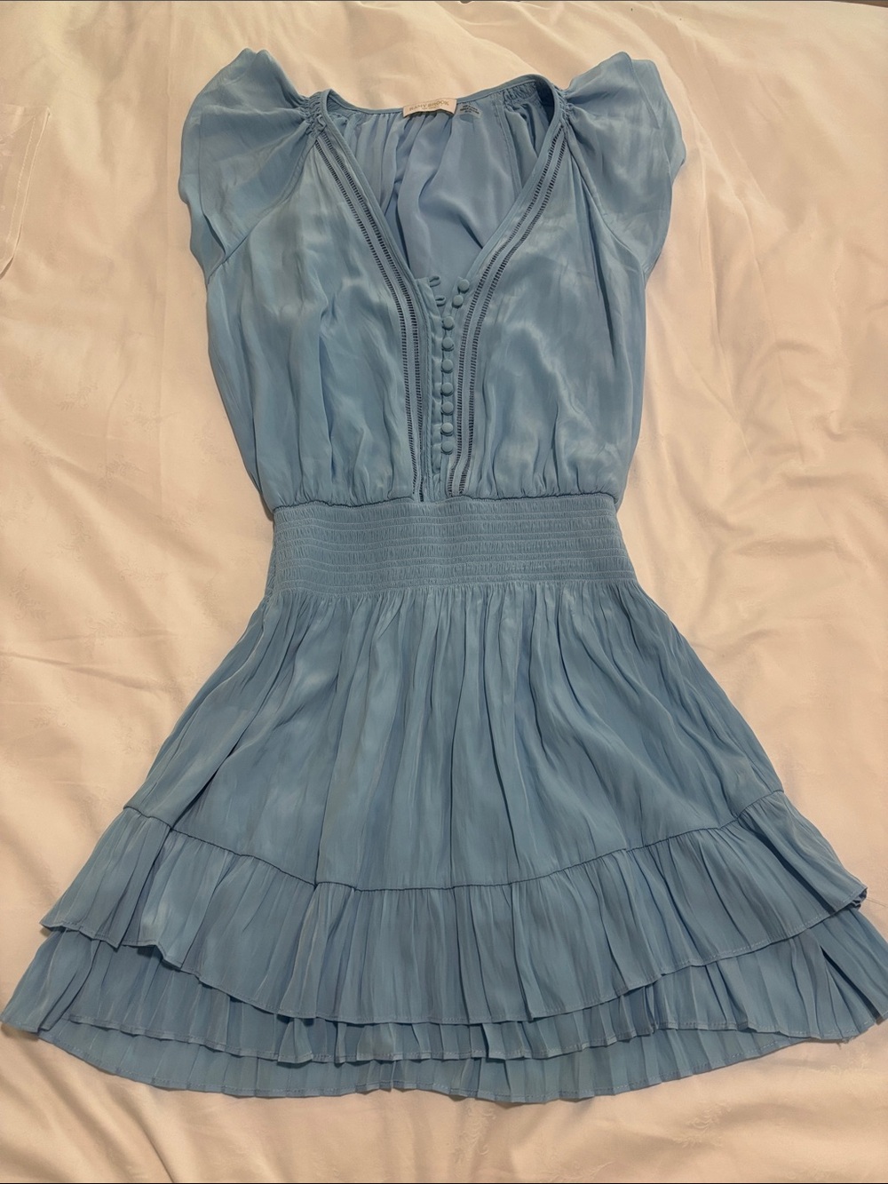 Ramy Brook Light Blue Mini “Yulia Dress”